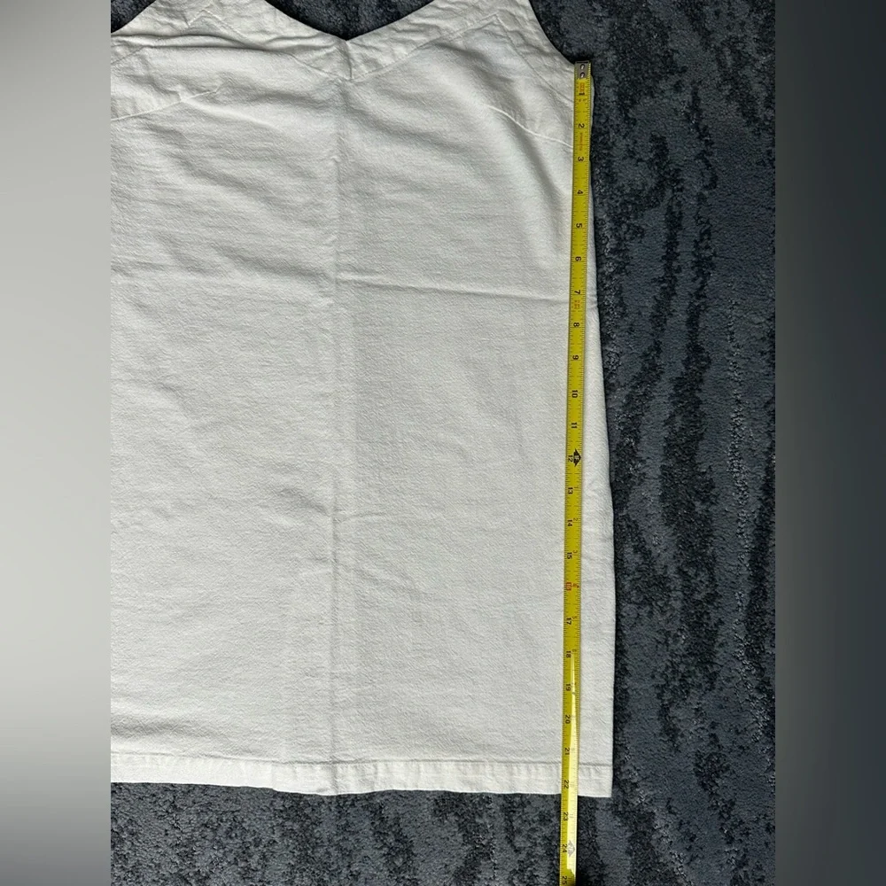 Rhythm Minidress White V-Neck Spaghetti Straps Cotton/Rayon size XS - Picture 6 of 9